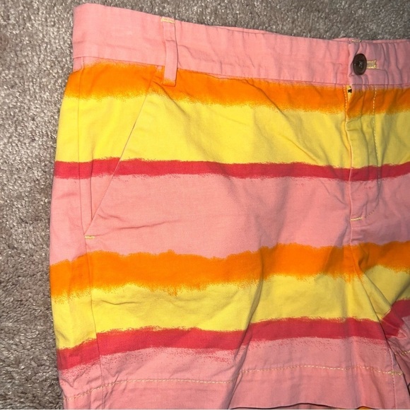 GAP Sunkissed Shorts Pink Orange and Yellow Size 10 - Picture 5 of 8